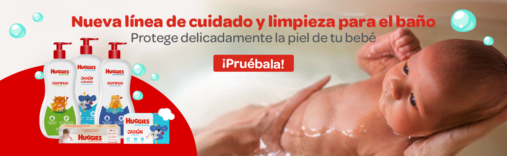 Nueva línea de cuidado Huggies