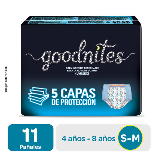 Pañal Huggies Goodnites Talla M 14 unid