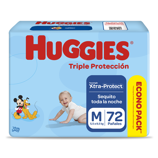 Pañales Huggies Triple Protección Xtra