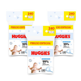 Pack Toallitas Puro & Natural x240 (3 toallitas de P&N x240)