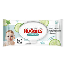 Toallitas Húmedas Huggies Cuidado 4 en 1 - 80 und