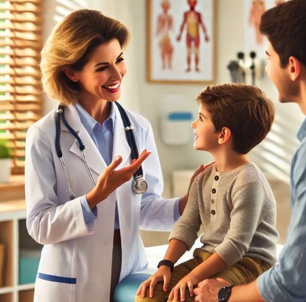 médico dando consejos 